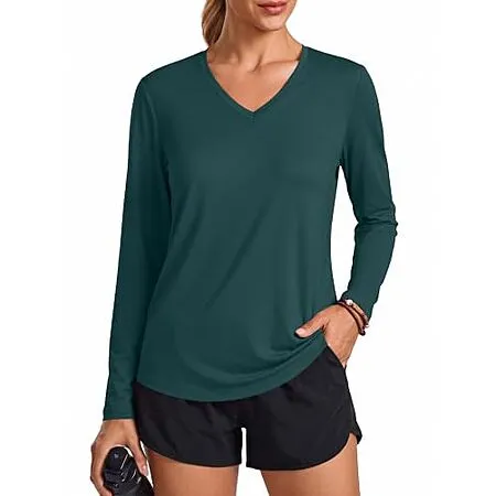 PINSPARK Women's Workout Shirt for $5
