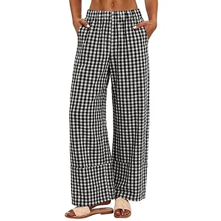High Waisted Linen Pants for Women for $9.99
