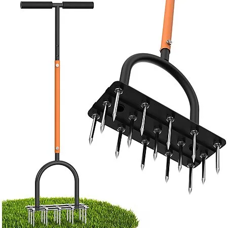 Manual Spike Lawn Aerator for $14.03