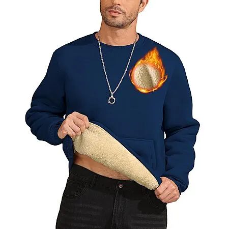 Heavyweight Sherpa Sweatshirt for $13.99