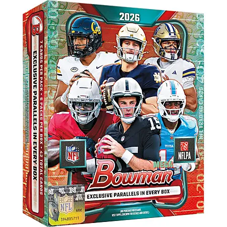 2026 Topps Bowman Football Mega Box for $64