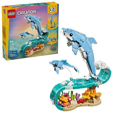 LEGO Creator Dolphins for $14.99!
