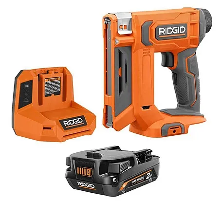 RIDGID 18V Cordless Stapler for $104
