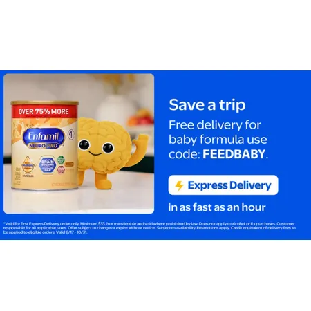 Free Express Delivery on Baby Formula Orders Over $35!