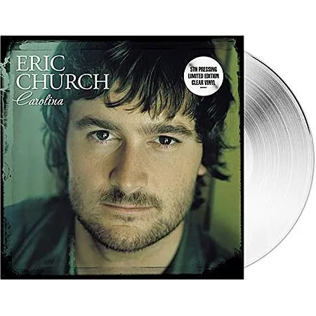 $13.99 for Eric Church: Carolina (Clear LP) at Amazon