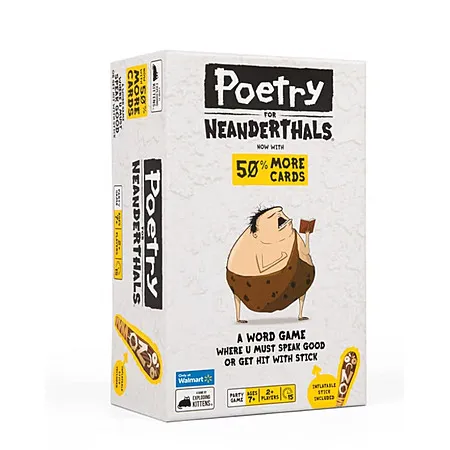Poetry for Neanderthals Card Game for $7.99