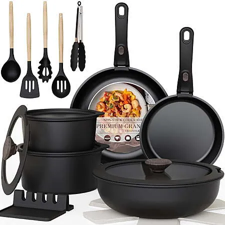 Astercook 20-Piece Pots and Pans Set for $62.99