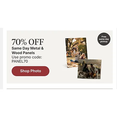 70% Off Metal & Wood Panels at Walgreens!