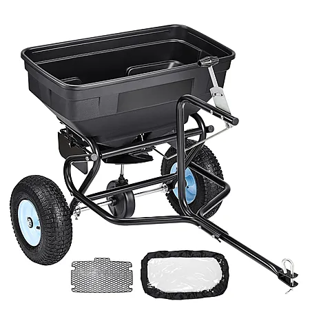 VEVOR Tow Behind Broadcast Spreader for $121