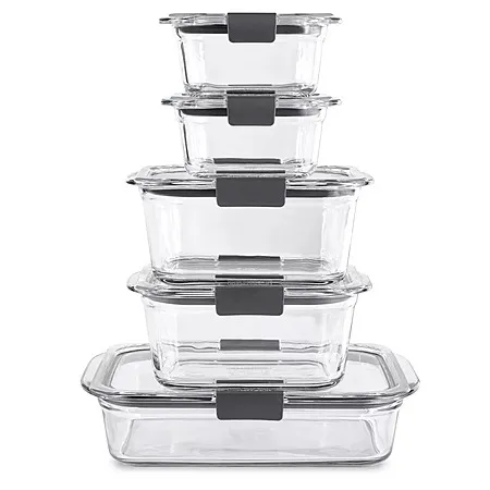 Rubbermaid Brilliance Glass Food Storage Set for $28.49