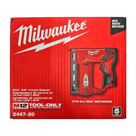Milwaukee 2447-20 M12 Stapler for $80.99
