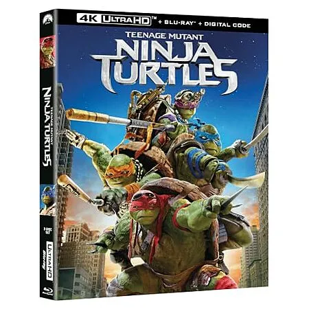 Teenage Mutant Ninja Turtles 4K UHD for $7.99