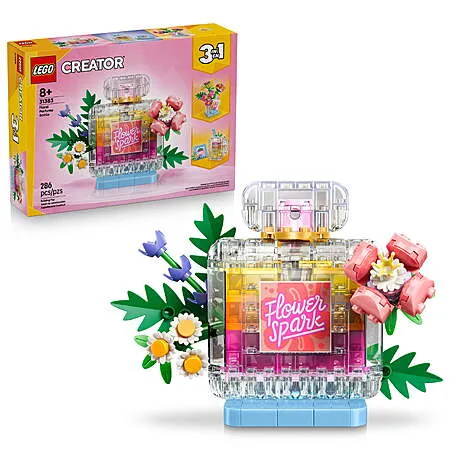 LEGO Creator 3 in 1 Floral Decor Perfume Bottle for $24