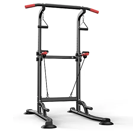 Power Tower Pull-Up & Dip Station for $52