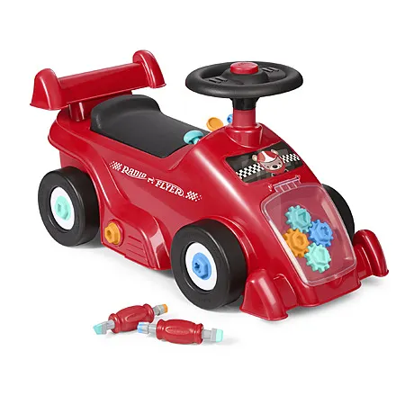 Radio Flyer Pit Stop Play Toddler Racecar for $29.88
