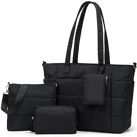 50% Off YTL 4-Piece Nylon Tote Bag Set
