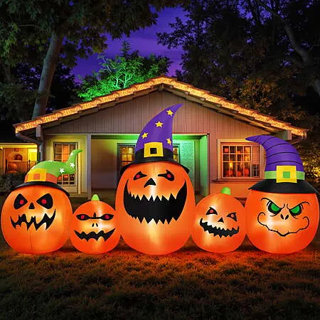 Firstness 8FT Halloween Inflatable Pumpkins for $36.79