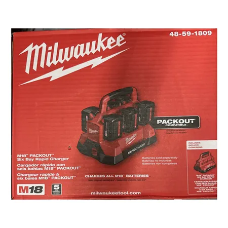 $152.99 | Milwaukee 48-59-1809 M18 18V 6-Port Rapid Charger at Woot!