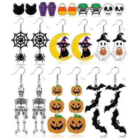 50% Off Halloween Earrings Set!