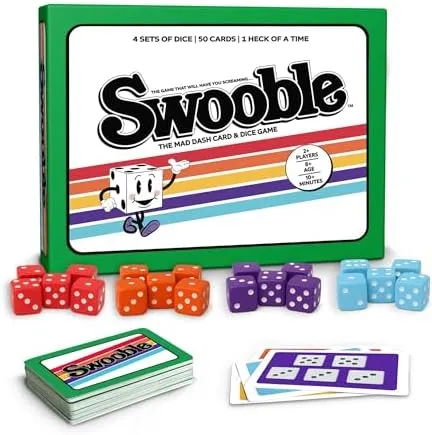 $9.29 for Swooble – Fast-Paced Card & Dice Game