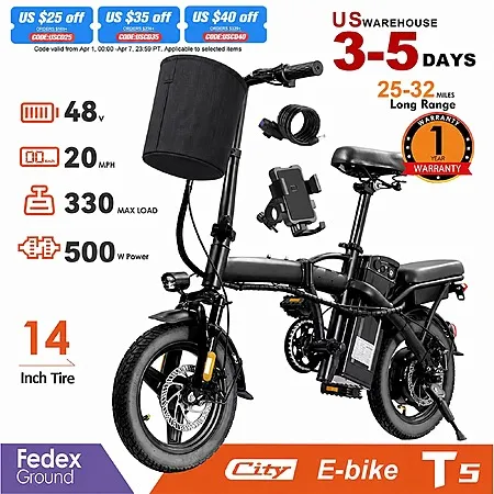 Electric Bicycle for $163 with Coupon!
