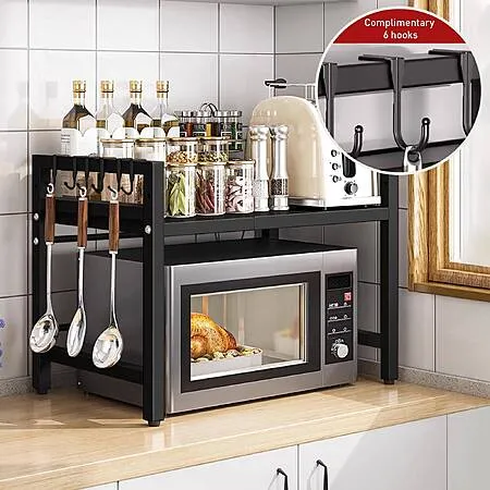 Expandable Microwave Shelf Organizer for $20.40