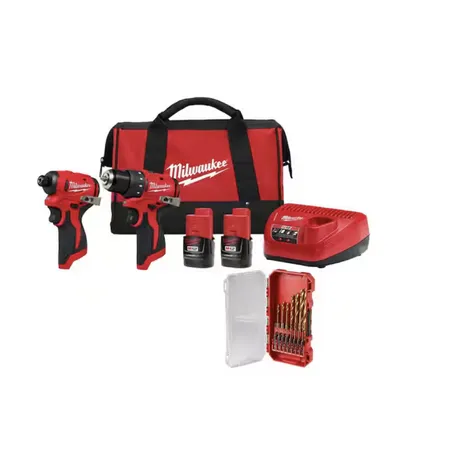 Milwaukee M12 Drill & Impact Driver Kit for $169
