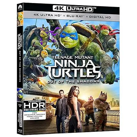 $8.49 for Teenage Mutant Ninja Turtles: Out of the Shadows (4K UHD + Blu-ray + Digital)