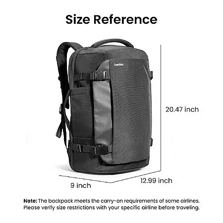tomtoc Travel Backpack now $68.39