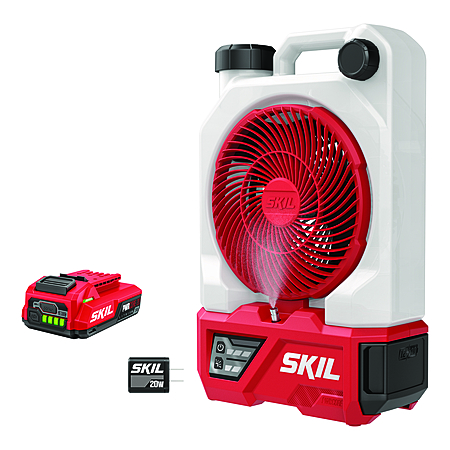 SKIL 20-Volt Cordless Misting Fan Kit for $50