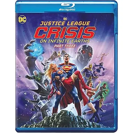 $8.99 Justice League: Crisis on Infinite Earths, Part Three Blu-ray