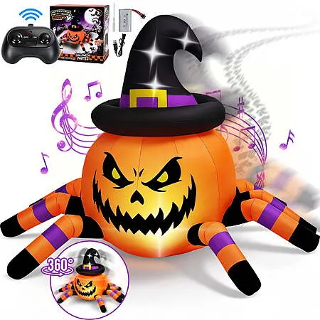 Halloween Inflatable Spider RC Car for $37.89!