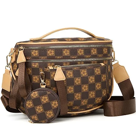 Checkered Crossbody Bag for $8.47