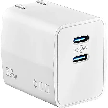 Insignia 35W Dual USB-C Charger for $8