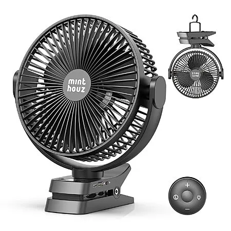 8" Minthouz Rechargeable Desk Fan for $22.99