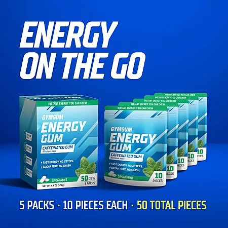 50% Off GYMGUM Energy Gum!