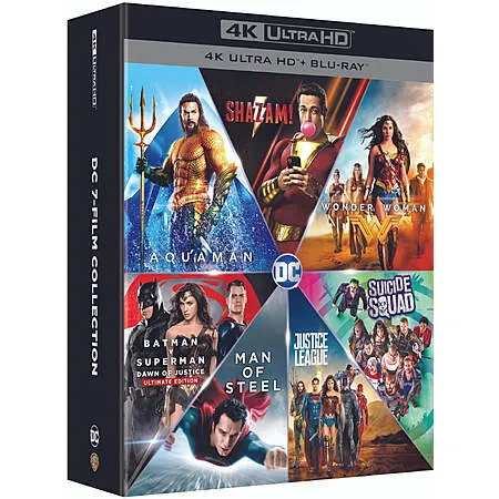 DC 7-Film Collection (4K UHD) for $64.99