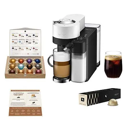 $80 Off Nespresso Vertuo Lattissima by De'Longhi, White