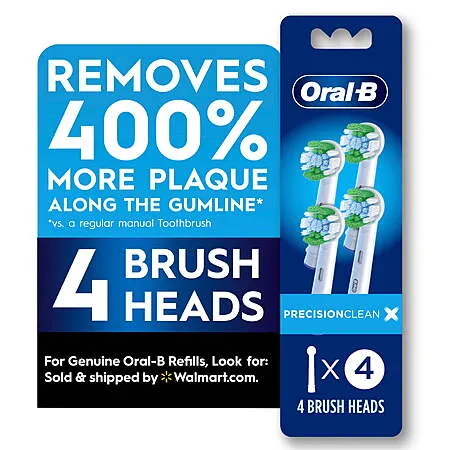 Oral-B Replacement Heads for $18.58 with $5 Cashback