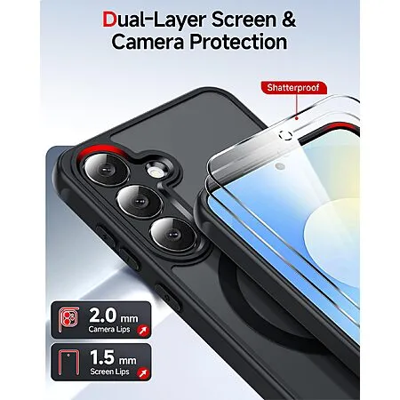 $3.99 Galaxy S25 FE Case with Screen Protectors