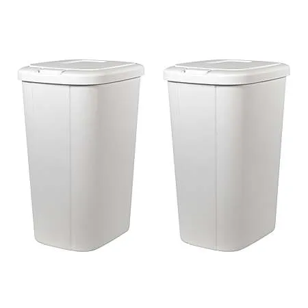 2-Pack Hefty Touch-Lid Trash Can for $16.96