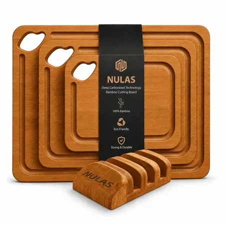 23% Off NULAS Bamboo Cutting Board Set
