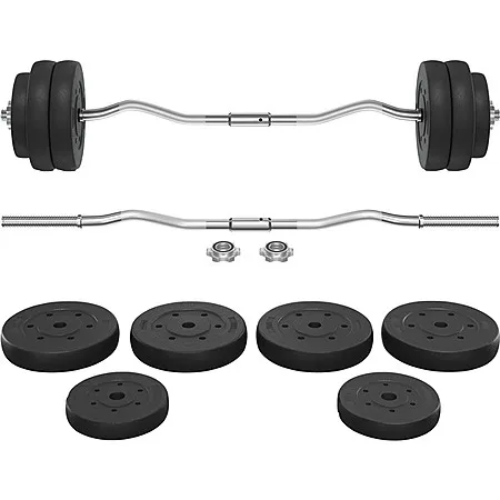 Up to 66 lb Barbell Weight Sets for $50!