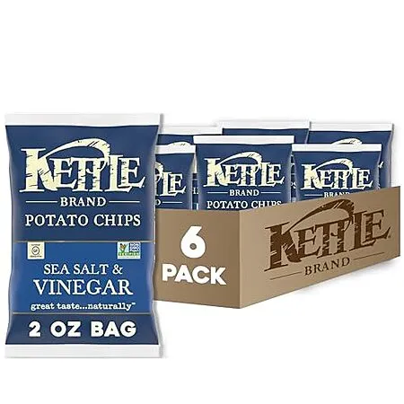 $4.73 for 6-Pack Salt & Vinegar Kettle Chips
