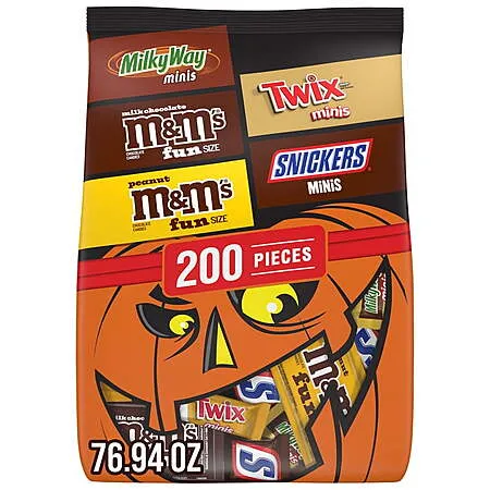 200 Ct Halloween Candy Pack for $23.87