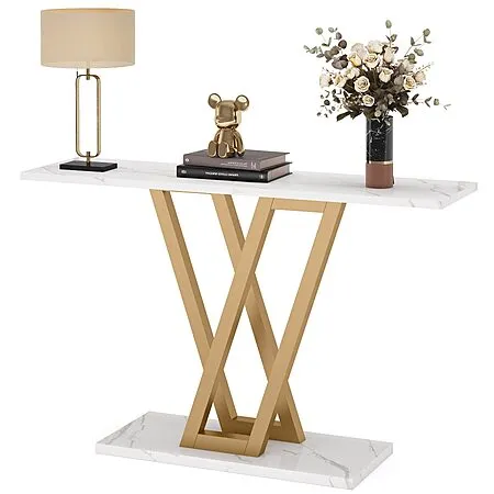 43" LITTLE TREE Console or Hallway Entryway Table for $63.27