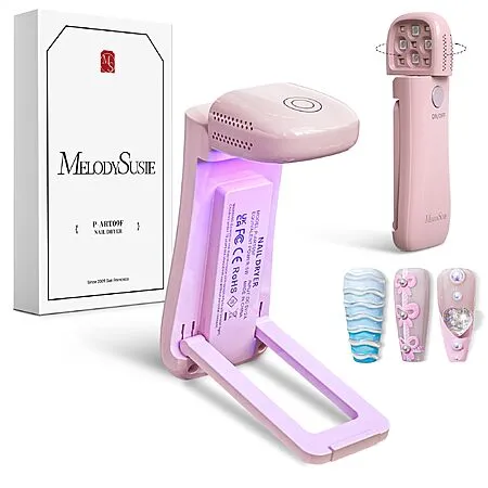 2-in-1 MelodySusie Cordless UV Nail Lamp for $7