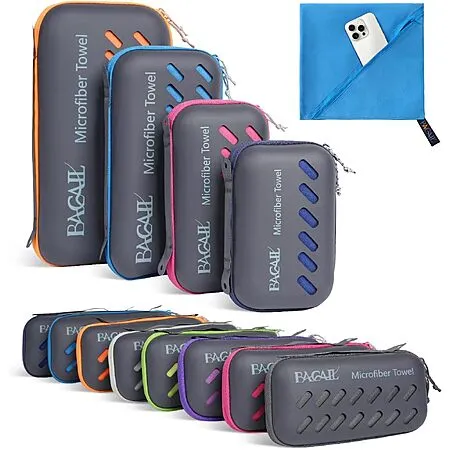 Microfiber Sport & Outdoor Towels for $5.99