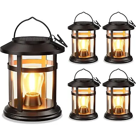 Solar Hanging Lanterns for $23.99