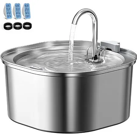 50% Off Stainless Steel Cat Water Fountain!
